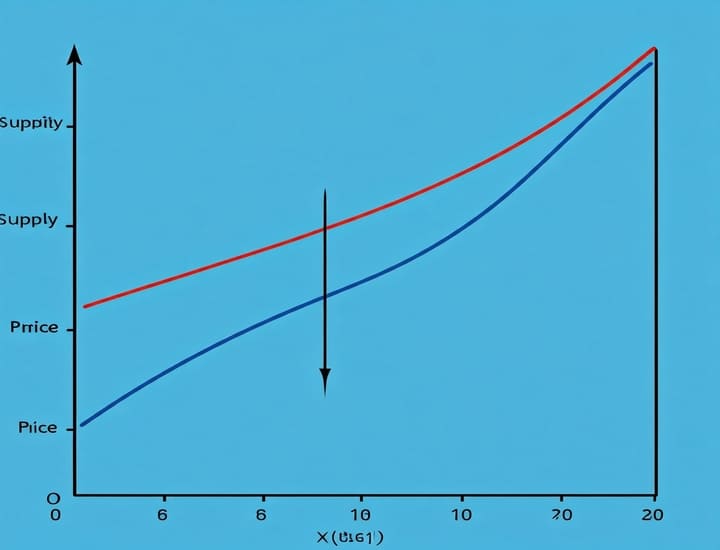 excess supply is created when price or move away from the equilibrium point