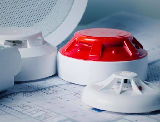 A fire alarm system enhancing safety by detecting risks